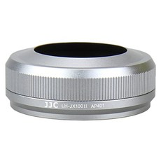 [미국] JJC LH-JX100II Silver Upgrade Lens Hood Shade Adapter Ring for Fujifilm FinePix X100V X100S X10, 단일상품