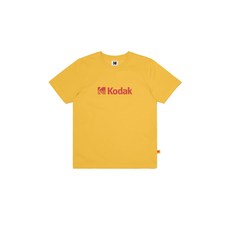 KODAK 빅로고 에어로쿨 레귤러핏 반팔티셔츠 YELLOW K4223ERS26YLW