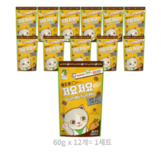 캐츠랑 저요저요 고양이 보양간식, 닭고기+닭간, 60g, 12개