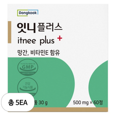 동국헬스케어홀딩스 잇니플러스 망간 비타민E 30g, 60정, 5개
