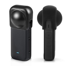 실리콘 렌즈 캡 보호 커버 긁힘 방지 보호 케이스 낙하 방지 내마모성 Insta360 X4 파노라마 스포츠 카메라용