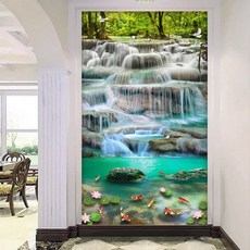 노브랜드 보석십자수3D전체수 산수화 구어도 풍경화 90x175, 60x115, 구어도세트
