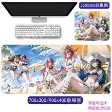 명일방주 맞춤 마우스패드 키보드 장패드 4mm 두께 다양한 사이즈 모음, 700x300mm(픽셀문제로 그림 잘릴수있음), BC