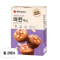 큐원 홈메이드 머핀 믹스, 300g, 28개
