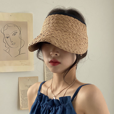 키메라제이 라탄 빅챙 라피아 지사 벨크로 돌돌이 썬캡 3color 메라제이 라탄 빅챙 라피아 지사 벨크로 돌돌이 썬캡 3color