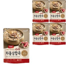 양반 수라 차돌삼합죽, 420g, 5개