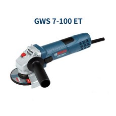  보쉬 GWS7-100ET 그라인더 720W 속도조절 4인치 철재절단 바닥연마 옆스위치, 1개 