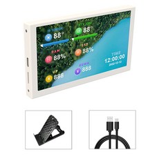 5 인치 IPS USB 미니 화면 AIDA64 PC CPU HDD 데이터 모니터 컴퓨터 온도 디스플레이 유형 C 서브 스크린