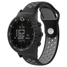 Suunto core 스포츠 용 손목 밴드 교체 용 실리콘 시계 밴드 suunto core 용 모든 블랙 스포츠 스마트 시계 손목 스트랩, 단일, Yellow