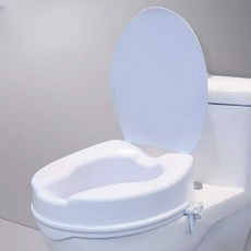 높은 좌변기 부스터 패드 높이 보조 편리한 변기커버, 화이트 / 8cm( 1.6m 미만 적합)
