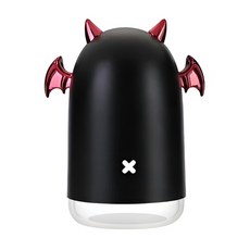 디씨즈 USB 미니 가습기 무드등, 블랙