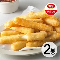 [본사직영] 하림 치즈스틱1kg*2, 1kg, 2개
