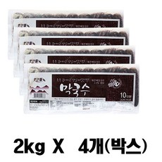 맛찬들 막국수2kg X 4개(박스) (아이스박스 팩포함), 4개, 2kg