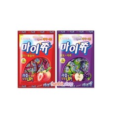 크라운 마이쮸 대용량 328g 포도사과 5봉 딸기복숭아 5개 한박스