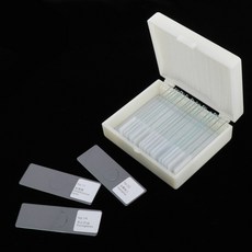 QDY 준비된 현미경 슬라이드 키트 20pcs 미생물 표본 상자 어린이 학생 과학 교육 장난감 실험실 용품