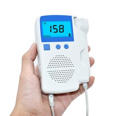 아기 심장 박동 모니터 임신 태아 도플러 심장 박동 모니터 태아 도플러 아기 도플러 가정 심박수 측정 악기 백라이트 큰 화면 기대하는 어머니를위한 큰 화면 선물