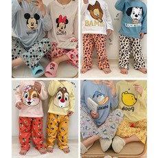 커플잠옷긴팔디즈니