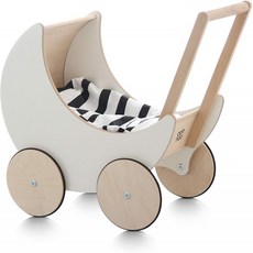 ooh noo (아니에요) 손수레 토이뿌라무 나무 장난감 인테리어 수제 Toy Pram White