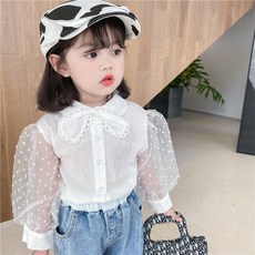여아리본블라우스