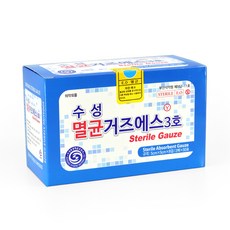 수성 멸균 거즈 에스 5 x 5 cm 3호 5p x 20포