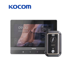 코콤 K6B VP-W101IoT+KC-R80E 10인치 디지털 비디오폰 현관카메라 노출형 패키지