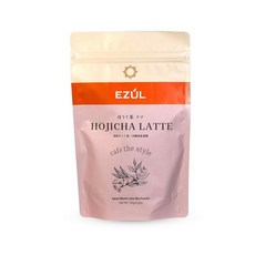 EZUL(이즈르) 호지차 라떼 120g (라떼 믹스 파우더) 국산 호지차 오키나와산 흑설탕 100% 물로도 간단한 아이스 호지차 라떼!, 1개, 1개입