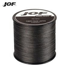 낚시줄 슈퍼 강한 물고기 슈퍼 나일론 낚시 라인 JOF-멀티필라멘트 4 가닥 낚싯줄 300M 1000M 잉어 낚시, 06 Black_21 1000M 20LB