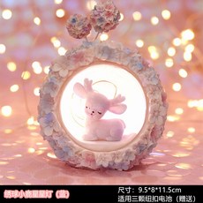 피닉무역 크리스마스 생일 장식 선물 세트, 수국사슴  블루 야등