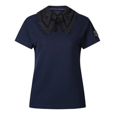 세인트앤드류스 (22 SS)여성 탈착 레이스 카라 반팔 티셔츠(821B2TR095_NA) 163472