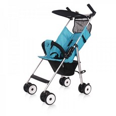휴대용경량유모차베이비 카트 초경편 접이식 고경관 어린이용 소형 우산카 타도 가능, 하늘색