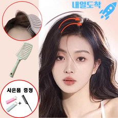 (내일도착) 2세대 세르피 뿌리 볼륨 빗 납작머리 헤어 브러쉬 드라이빗 집게 드림