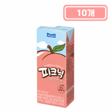 매일 피크닉 천도복숭아, 10개, 240ml