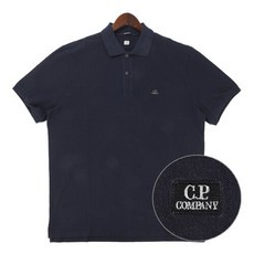 C.P 컴퍼니 [CP컴퍼니] (14CMPL140A 005527G 888) 남성 로고 폴로 반팔 티셔츠 23SS