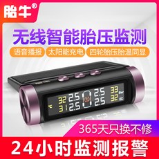 블라썸 겨울 휴대용 타이어공기압센서 컴프레셔 압력 게이지 내장 N07Y-리얼 음성-주차 모니터링 내장 N07Y-리얼 음성-주차 모니터링, 1개
