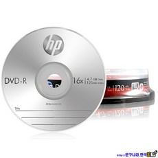 hpdvd-r디스크굽기