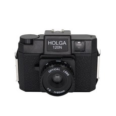 Holga 홀가 중형 필름 카메라 레트로 빈티지 120N GCFN Light Leak Master 120 필름 6x6 6x4.5, 120N 수지 렌즈 플래시 없음