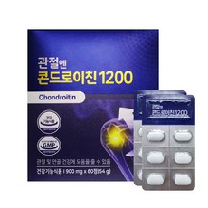 콘드로이친 관절엔 콘드로이친1200, 60정, 54g, 900ml, 1개