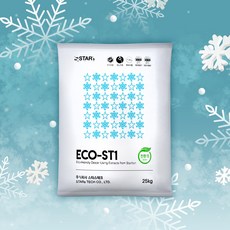 스타스테크 친환경 염화칼슘 국내산 제설제 25kg 1포