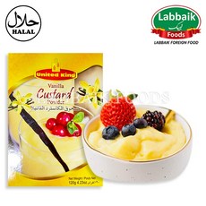 UNITED KING Vanilla Custard Powder 120g 바닐라 커스타드 파우더, 1개