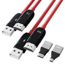 PawJoy 무선HDMI 송수신기 - 간편한 HDMI무선연결 모든 HDMI 기기와 호환 무선HDMI 1080P 책상을 깔끔하게 70cm 1개 상품 이미지