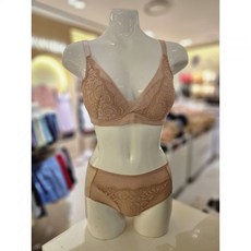 BR5368S PT5368P비비안 바이 스킨핏 3단 노와이어 브라 팬티 세트