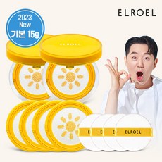 엘로엘 1초보정 파데프리 플러스 선쿠션 본품 2+리필4, 단품