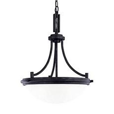 65661-839 Winnetka Bowl Pendant 3 Light 225 Total Watts Blacksmith, 본상품