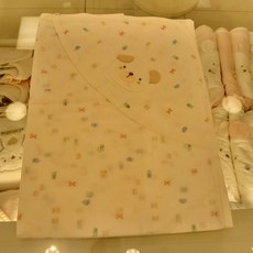 [압소바] 여름용 핫세일 임신 출산 필수템 @ 아기 목욕타올 여름이불로 다양하게 활용해보세요@ 피스 오가닉 속싸보 AWB10901 아울렛 분당점