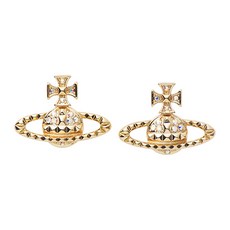 258194 비비안 웨스트우드 귀걸이 이어링 62010029 R115 MAYFAIR BAS RELIEF EARRINGS 골드