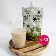 닥터할리 펫밀크 180ml 30팩 산양유 펫유산균, 단품, 단품, 단품