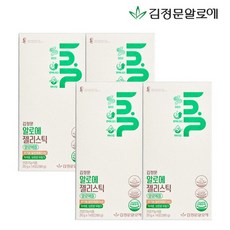 [김정문알로에] 장건강 알로에겔 알로에 젤리스틱 (56개입), 20g, 4개