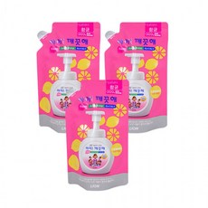 아이깨끗해 리필 200ml 레몬향 3개 유아핸드워시 핸드워시 거품비누 손세정제, 상세페이지 참조