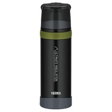 일본 써모스 산악 등반 등산 전용 스테인리스 스틸 보온 보냉병 FFX-751 750ml, 매트 블랙, 1개