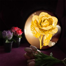 [바보사랑]LED액자25R_풍수재물복이들어오는황금장미